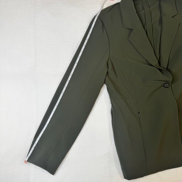 MM LaFleur Moreland OrigamiTech Jacket Olive Green Women's 12 Pockets Gorpcore - Picture 14 of 16